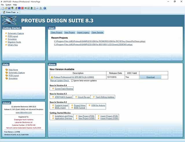 Proteus Professional 8.3 SP2